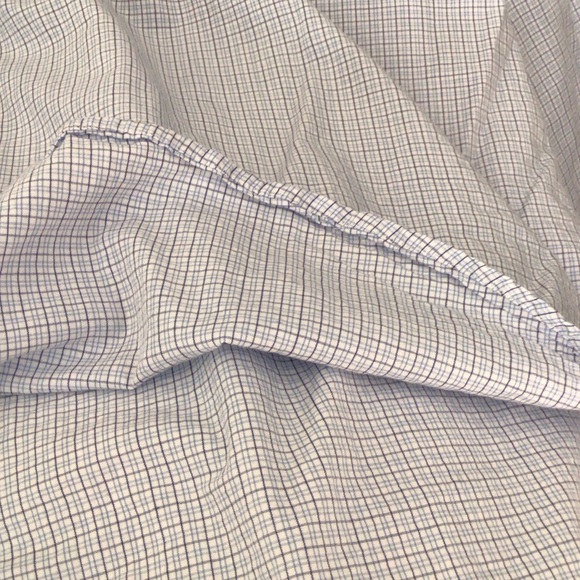 Barbour Men's Lightweight Cotton Blue Plaid Button Down Shirt XL - Picture 4 of 13